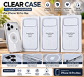 Premium Crystal Clear MagSafe Protective Case for iPhone 18 Pro Max