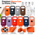 Premium Silicone Protective Case for iPhone 17 Pro
