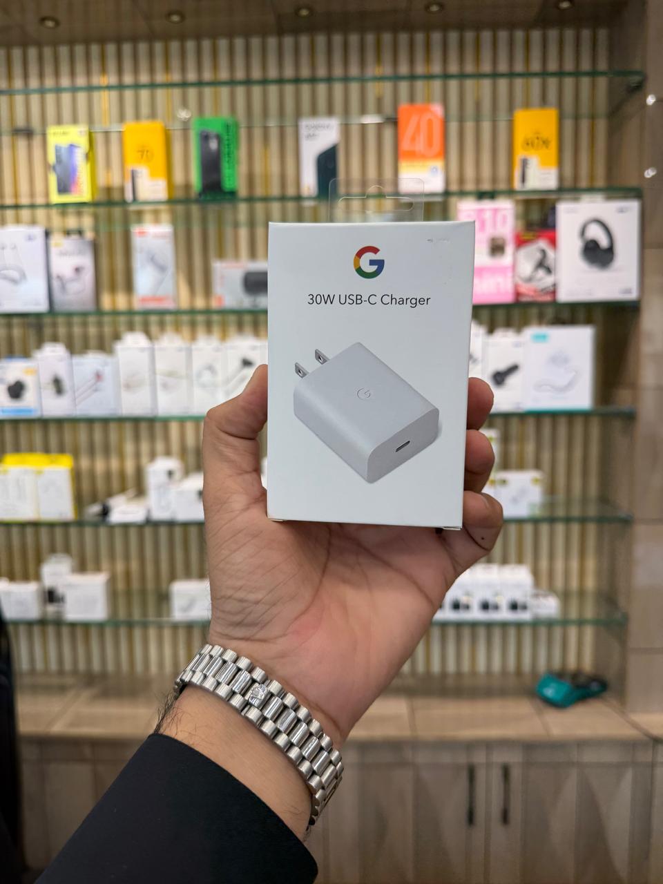 Google 30W USB-C Charger – Fast Charging Power Adapter