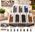 Premium Woven Leather-Texture Protective Case for iPhone 18 Pro Max